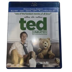 Ted (Two-Disc Combo Pack: Blu-ray + DVD) Unrated Comedy Mark Wahlberg